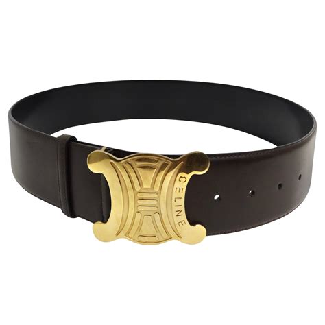 celine gold belt|Celine belts for sale.